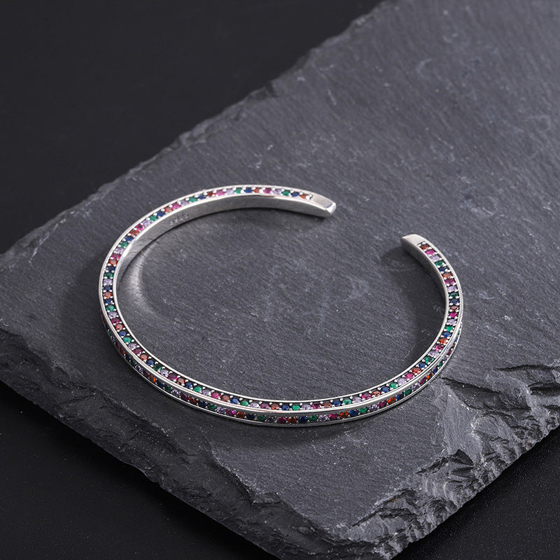 925 Rainbow Zircon Bracelet 