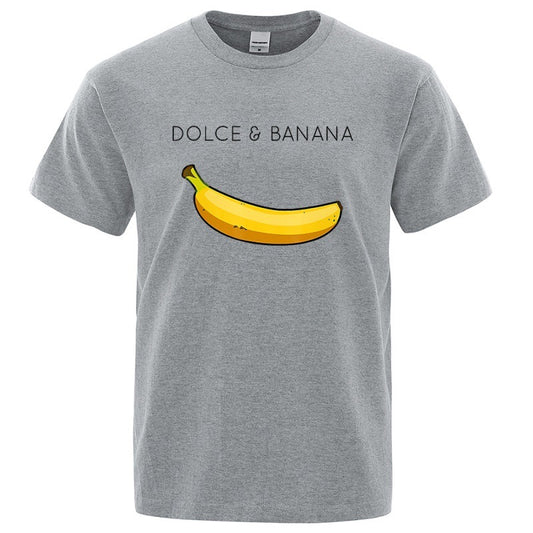 Dolce Banana Fashion Print Herren T-Shirts