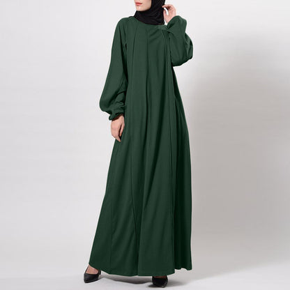 Einfarbiges Kleid/Muslimische Lose Robe