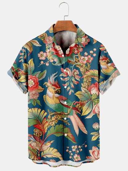 Sommer Casual Gedrucktes Hawaiianer Hemd