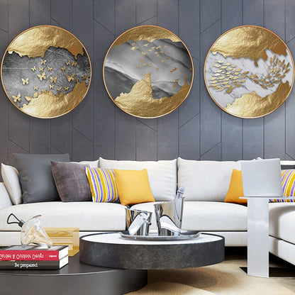 Round wall decoration