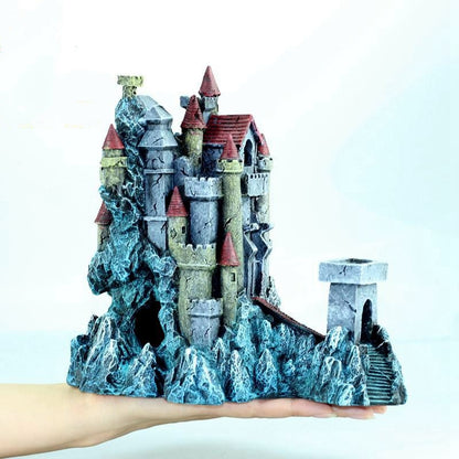 Aquarium Landscaping Creative Dream Castle Resin Ornaments Fish Tank Decoration