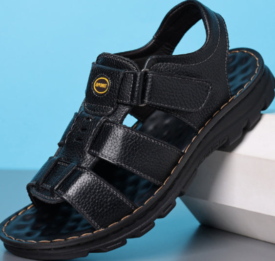 Rutschfeste, lässige Sandalen für Herren mit Klettverschluss